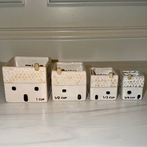 Mud Pie White House Measuring Cups Set - NWOT